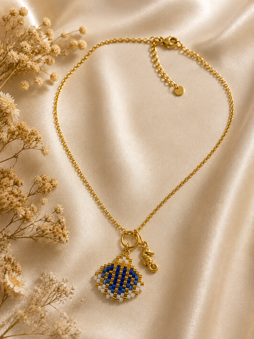 Colar Concha Azulejo - Jewelry Saudade