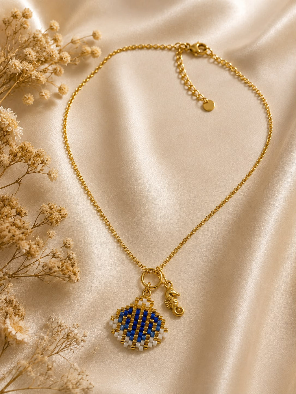 Colar Concha Azulejo - Jewelry Saudade